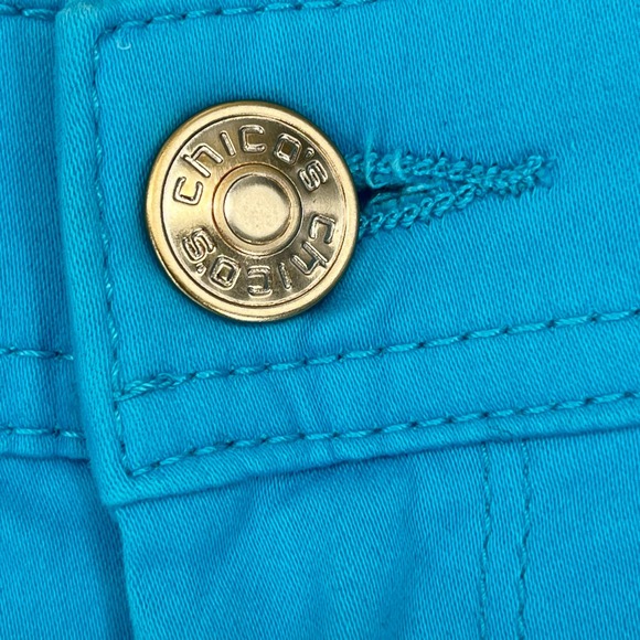Chico's 2-Piece Set Turquoise Slim Crop Pants & Tank Top NWT - Picture 13 of 16
